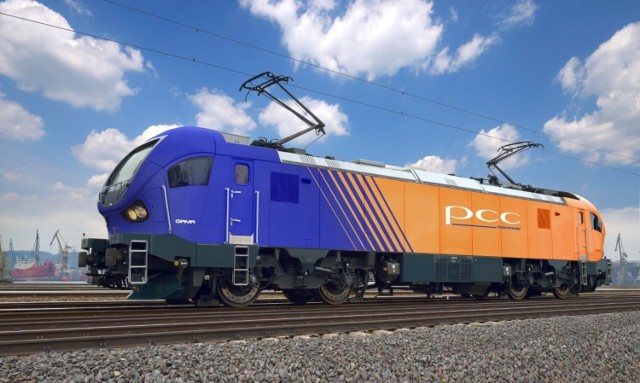 Tak będzie wyglądała lokomotywa Gama dla  PCC Intermodal (wizualizacja).