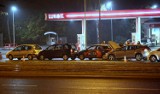 Zderzenie 5 samochodów na Mickiewicza w Łodzi [ZDJĘCIA]
