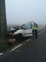 Wypadek w Kiertynach Małych. Zginął 43-letni kierowca [ZDJĘCIA]