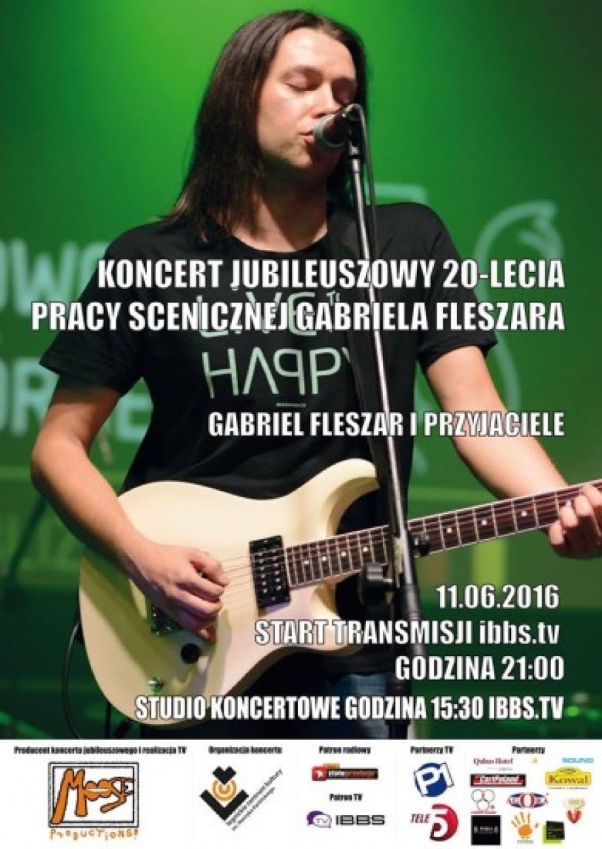Gabriel Fleszar - 20 lat na scenie - jubileuszowy koncert legniczanina