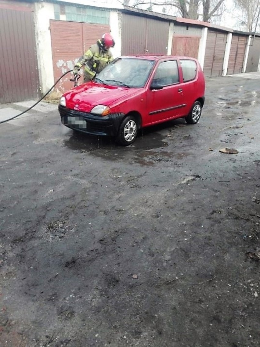 Zgłoszenie o pożarze garażu przy ul. Krzyszowica w Brzegu...