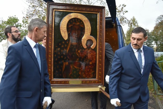 Kopia obrazu Matki Bożej przywitana w Jaszkowie i w Brodnicy