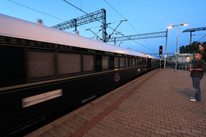 Pociąg Orient Express w Katowicach