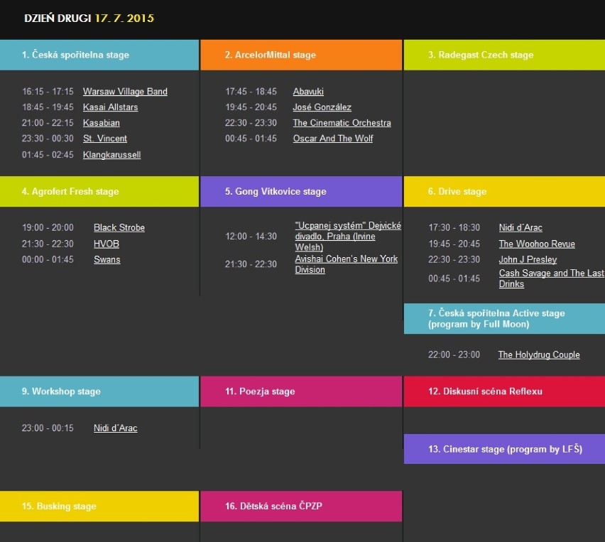 Znamy pełny program festiwalu Colours of Ostrava 2015