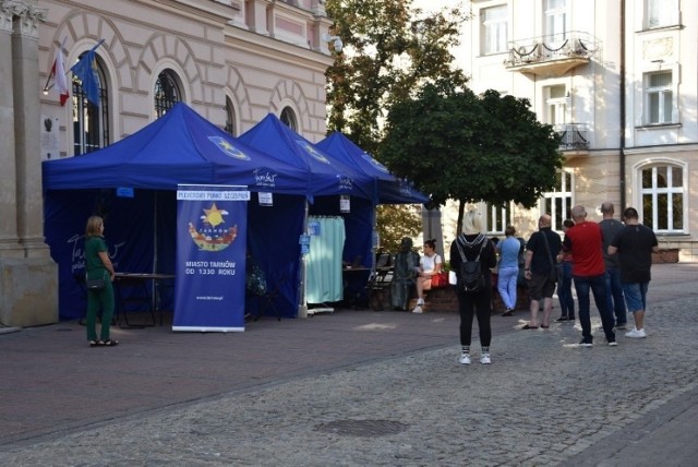 Do tej pory w punktach plenerowych w samym Tarnowie zaszczepiło się blisko 360 osób