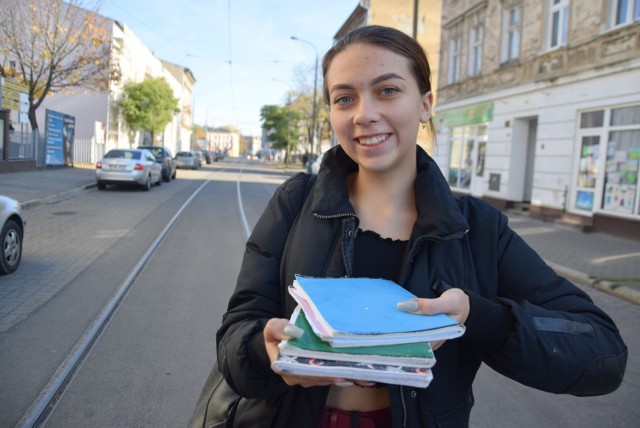 Nie wszyscy ukraińscy uczniowie chodzą do szkół miejskich. Weronika Kriuchkova chodzi do prywatnego technikum TEB przy ul. Sikorskiego