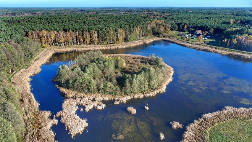 Na terenie jeziora znajduje się aż dziewięć wysp. ZOBACZ...