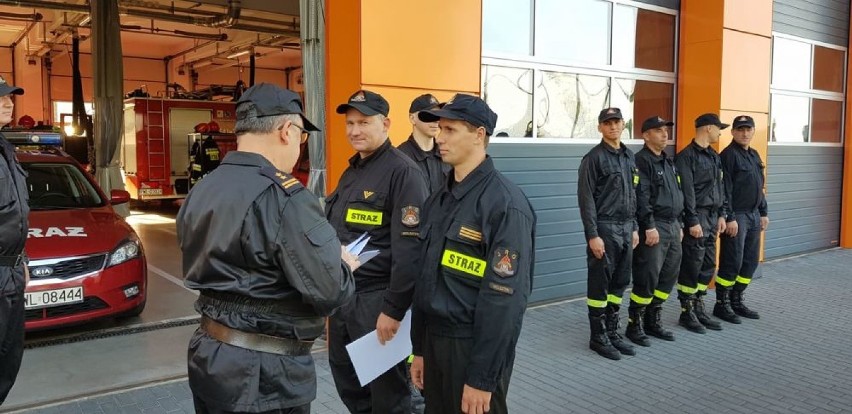 Awanse zawodowe strażaków z KP PSP  w Wolsztynie [ZDJĘCIA]