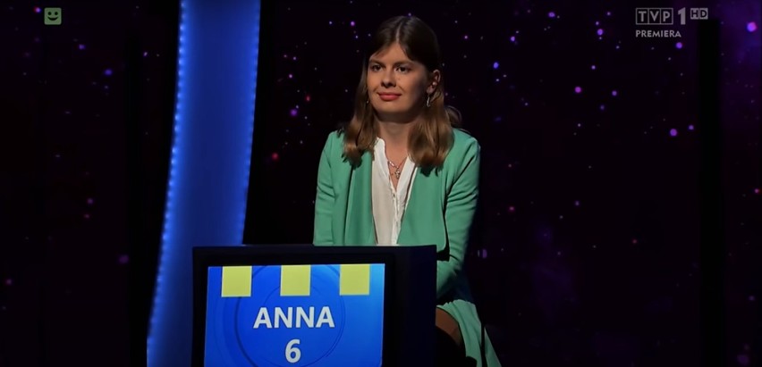 Anna Marzol wystąpiła w 17 odcinku 123 edycji programu "Jeden z dziesieciu"