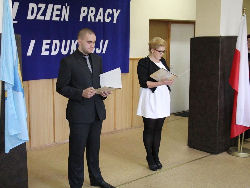 Ślubowanie klas pierwszych ZSZ w Zdunach
