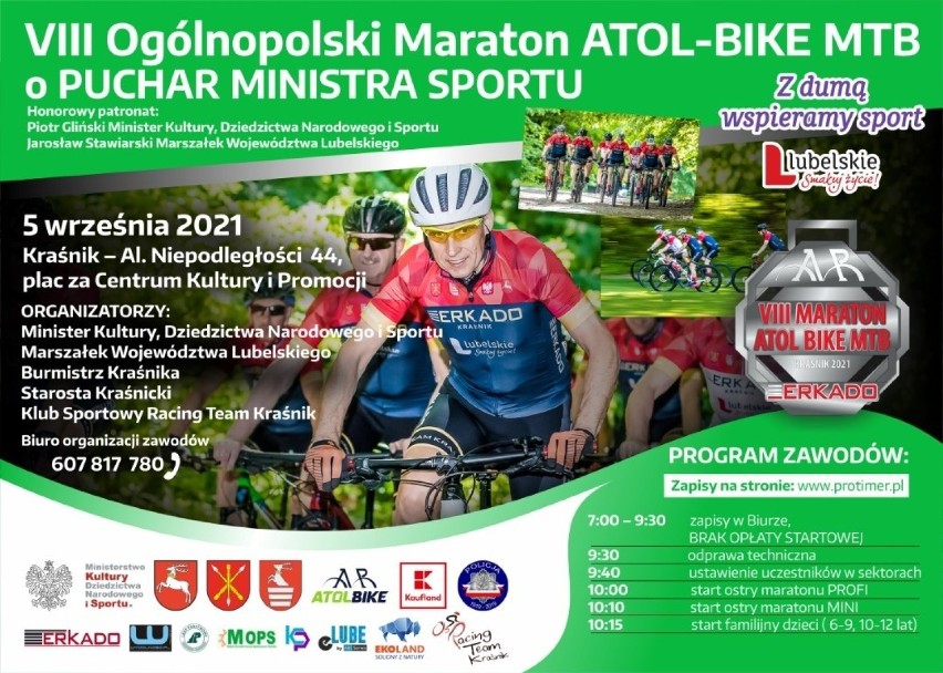 VIII Ogólnopolski Maraton ATOL-BIKE MTB  o Puchar Ministra...