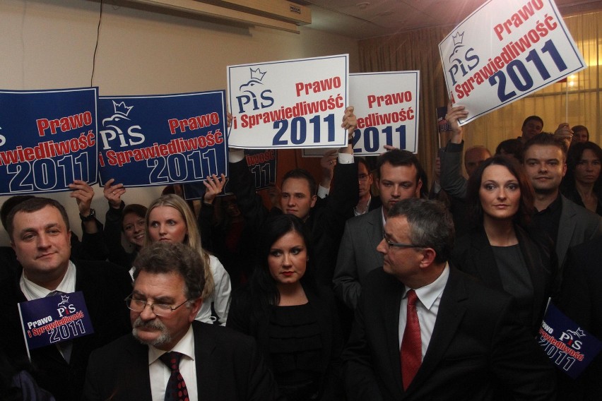 Wyniki wyborów 2011 Kraków: sztab wyborczy PiS [ZDJĘCIA]