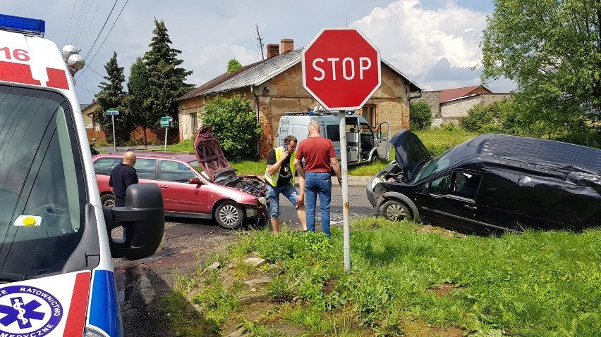 Wypadek w Komornikach 19 czerwca 2020