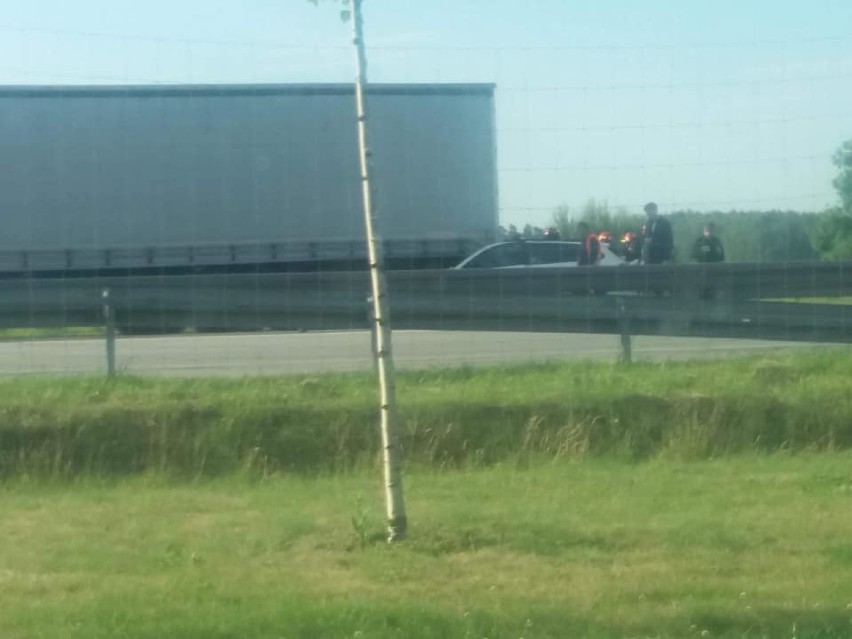 Wypadek na S8 w Studziankach. Ranny kierowca samochodu osobowego [ZDJĘCIA]