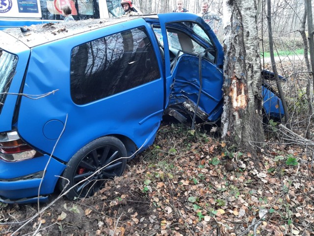 Do wypadku doszło w niedzielę - 14 listopada po godz. 11 na drodze w Laskówce Chorąskiej