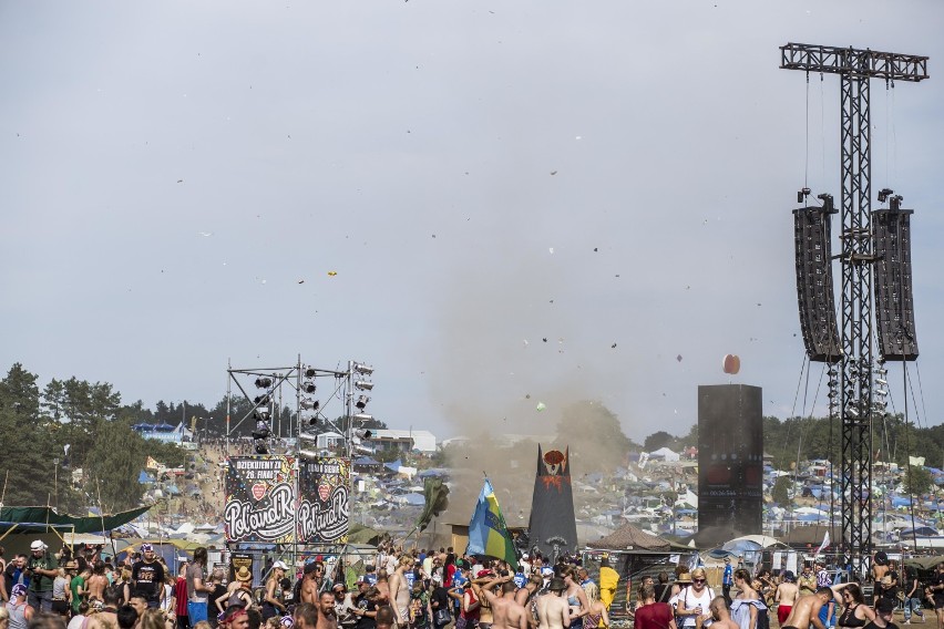 Tornado na Pol'and'Rock Festival 2018. Uważajcie na "trąby...