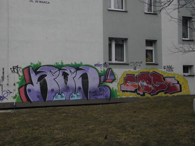 Ściany z graffiti znaleźć można na każdej niemal ulicy Wodzisławia.