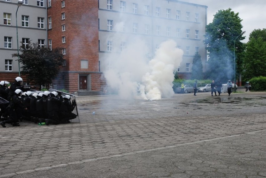 Niemieccy policjanci w katowickim oddziale prewencji [ZDJĘCIA]