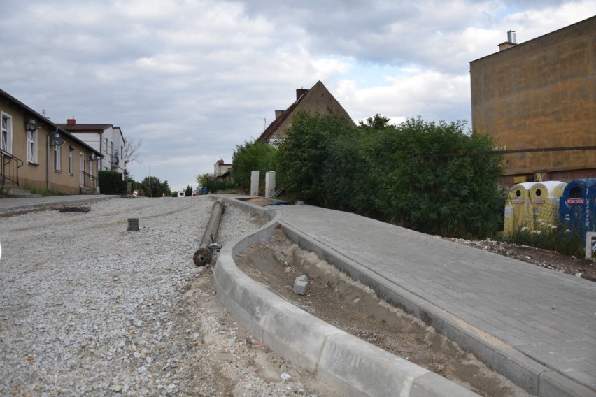 Trwa przebudowa ulic Łąkowej i Krętej w Wągrowcu. Jak aktualnie wyglądają prace? Zobacz zdjęcia z budowy 
