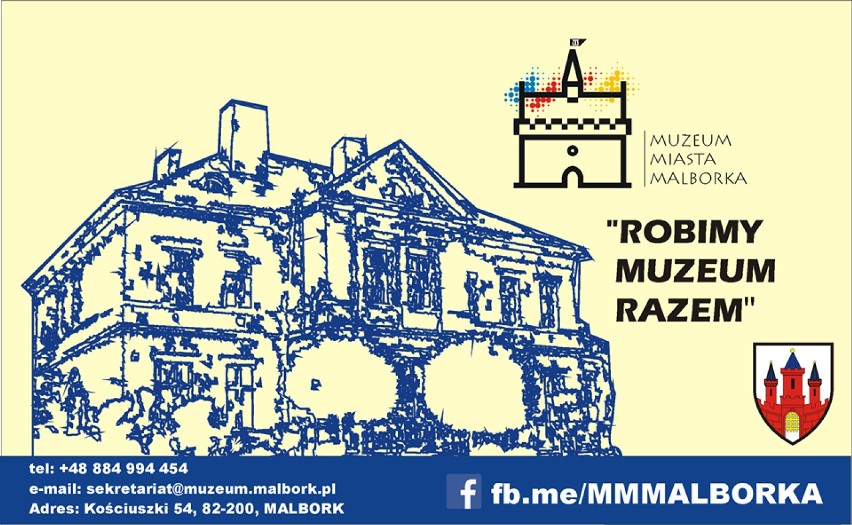 Muzeum Miasta Malborka z nowym logo i pierwszą akcją dla mieszkańców - "Róbmy muzeum razem"