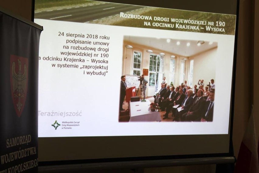 Umowa na rozbudowę drogi wojewódzkiej numer 190 na odcinku Krajenka - Wysoka podpisana [FOTO, WIDEO]