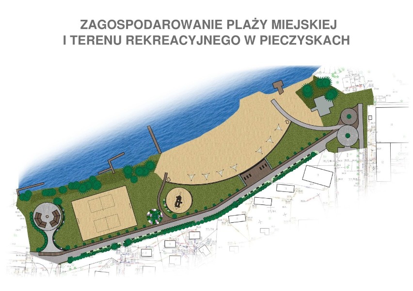 Plaża w pieczyskach zmienić się ma nie do poznania