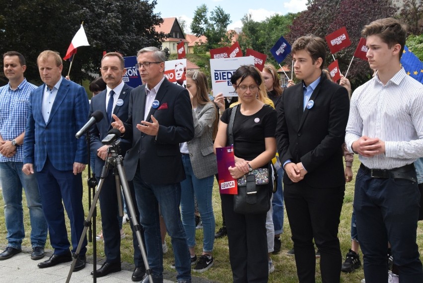 Wyborcze spotkanie Lewicy w Gnieźnie Czerwiec 2020