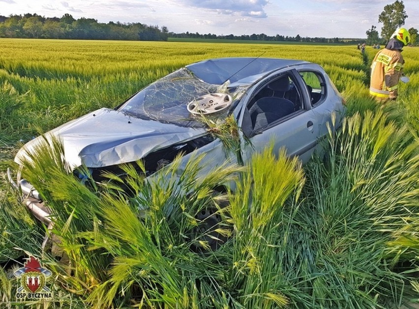 Wypadek na drodze Wojsławice - Nasale