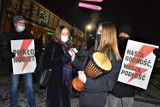 Sieradz po raz drugi protestował po publikacji wyroku TK w sprawie aborcji (zdjęcia)