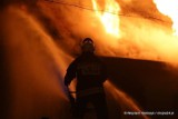 KP PSP Gryfino - pożar domu w Cedyni.