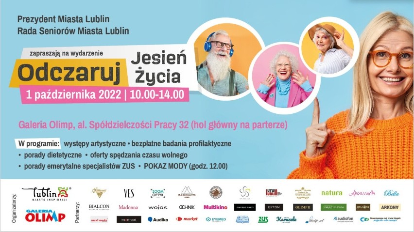 „Odczaruj Jesień Życia” - wielkimi krokami zbliża się święto lubelskich seniorów