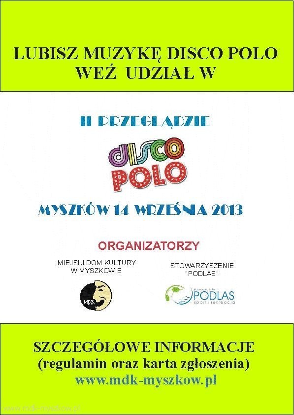 II Przegląd Disco Polo Myszków 2013