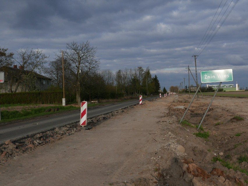 Przebudowa drogi nr 251 ze Żnina w kierunku Damasławka [zdjęcia] 