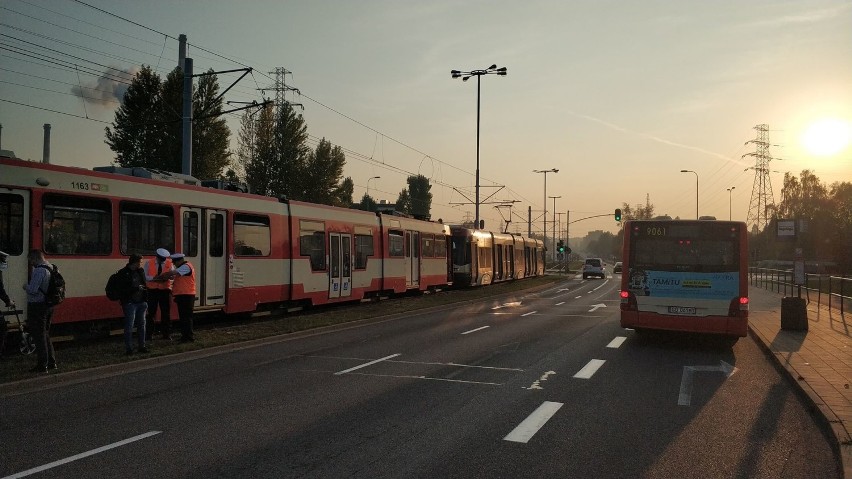 Wypadek tramwajowy w Gdańsku. Dwie osoby ranne