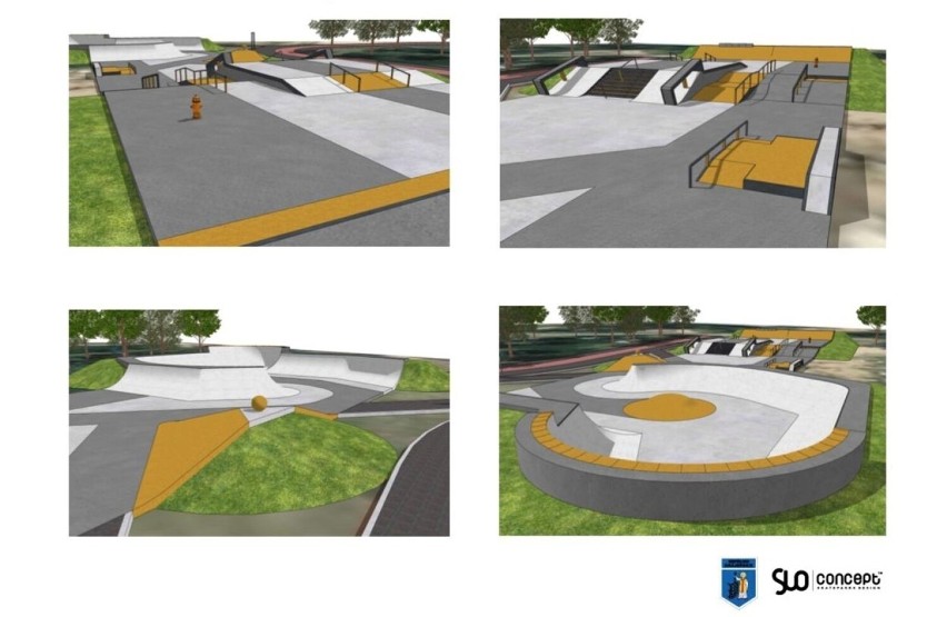 Tak ma wyglądać skatepark na Placu Przyjaźni w Sępólnie....