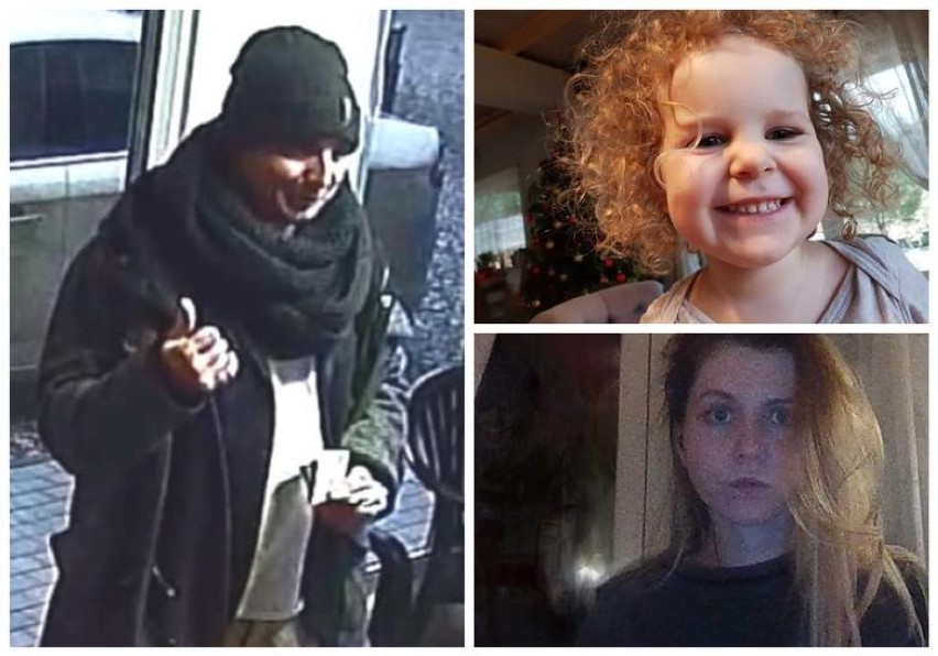 Child Alert! Porwali 3-letnią Amelkę i jej mamę Natalię! Poszukiwany ojciec dziecka ZDJĘCIA