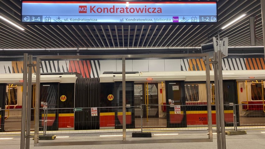 Metro na Bródnie. Nadzór budowlany rozpoczął kontrole na nowych stacjach. Kondratowicza z uwagami inspektoratu