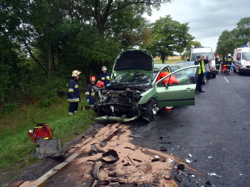 Wypadek w Węgierkach 10 lipca 2015.