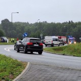 Wypadek na DGP w Jastrzębiu-Zdroju - dwie osoby są poszkodowane! Droga jest częściowo zablokowana