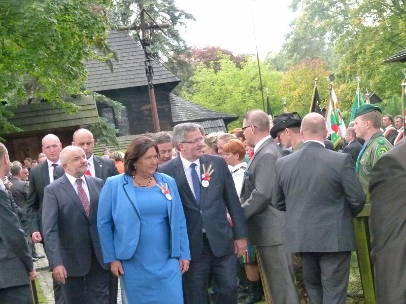 Dożynki 2012: Para prezydencka w Spale (zdjęcia)