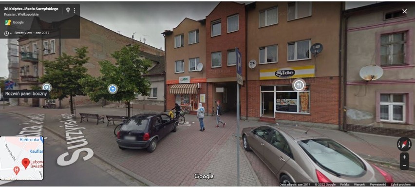 Kościańskie ulice w obiektywie Google Street View