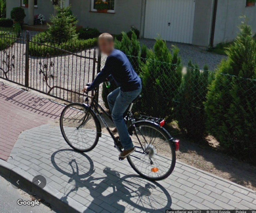 Mieszkańcy gminy Koneck w obiektywie Google Street View