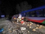 Sosnów: Autobus zderzył się z samochodem dostawczym. Jedna osoba nie żyje