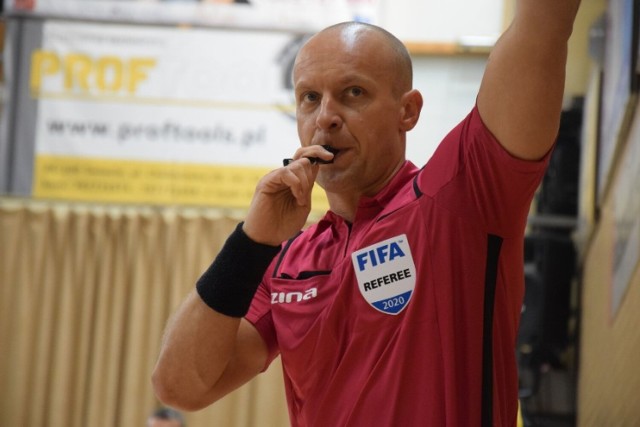 Szymon Marciniak w Świeciu sędziował finał Stalex Ligi w marcu 2020 roku