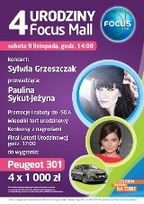 Urodziny Focus Mall w Piotrkowie. Zaśpiewa Sylwia Grzeszczak