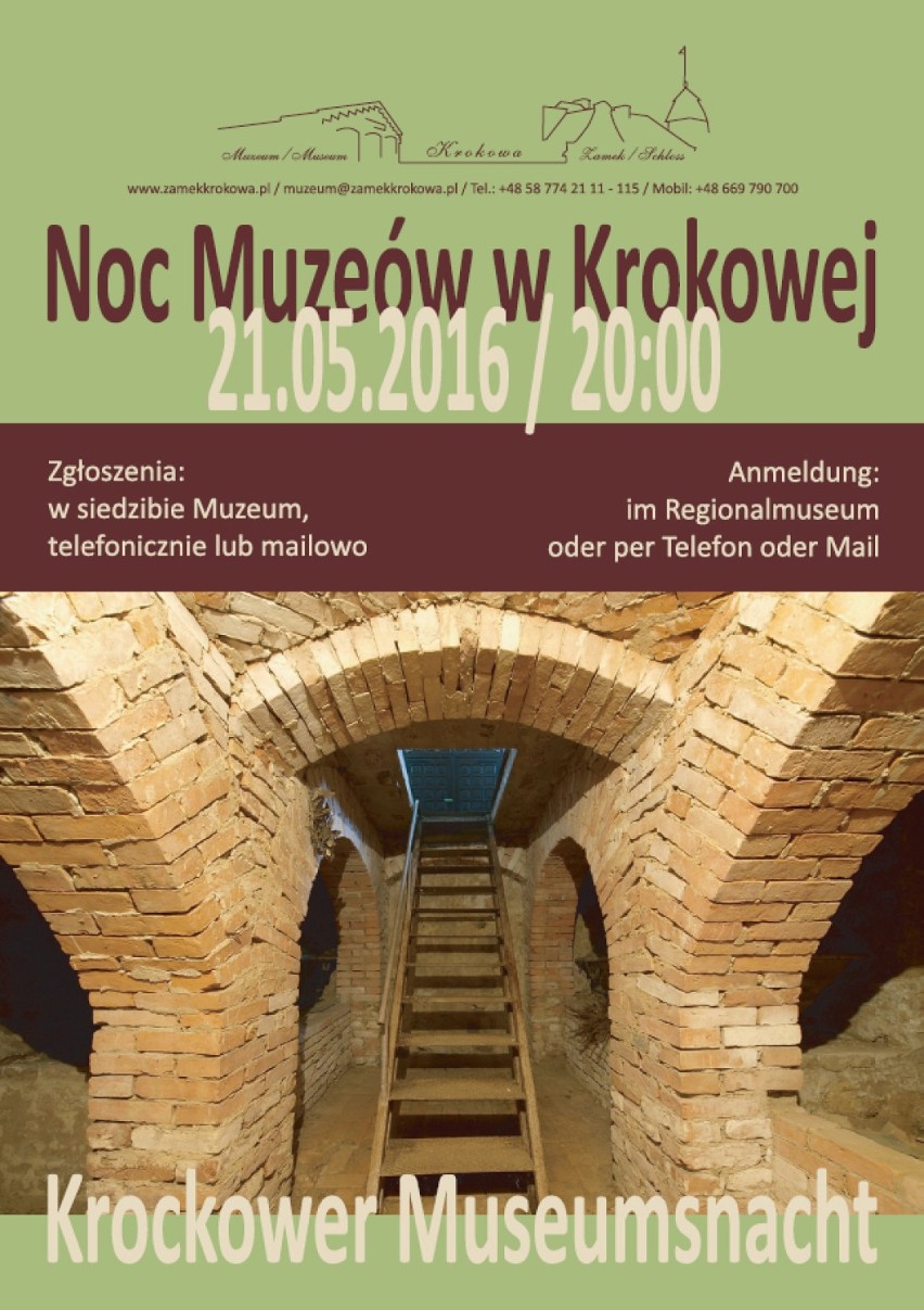 Muzeum regionalne w Krokowej zaprasza na Noc Muzeów do Zamku...