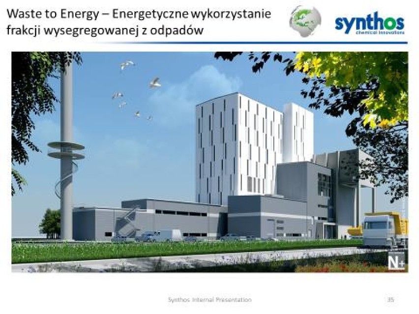 63 mln zł unijnej dotacji dla spółki Synthos Dwory 7, na budowę spalarni w Oświęcimiu