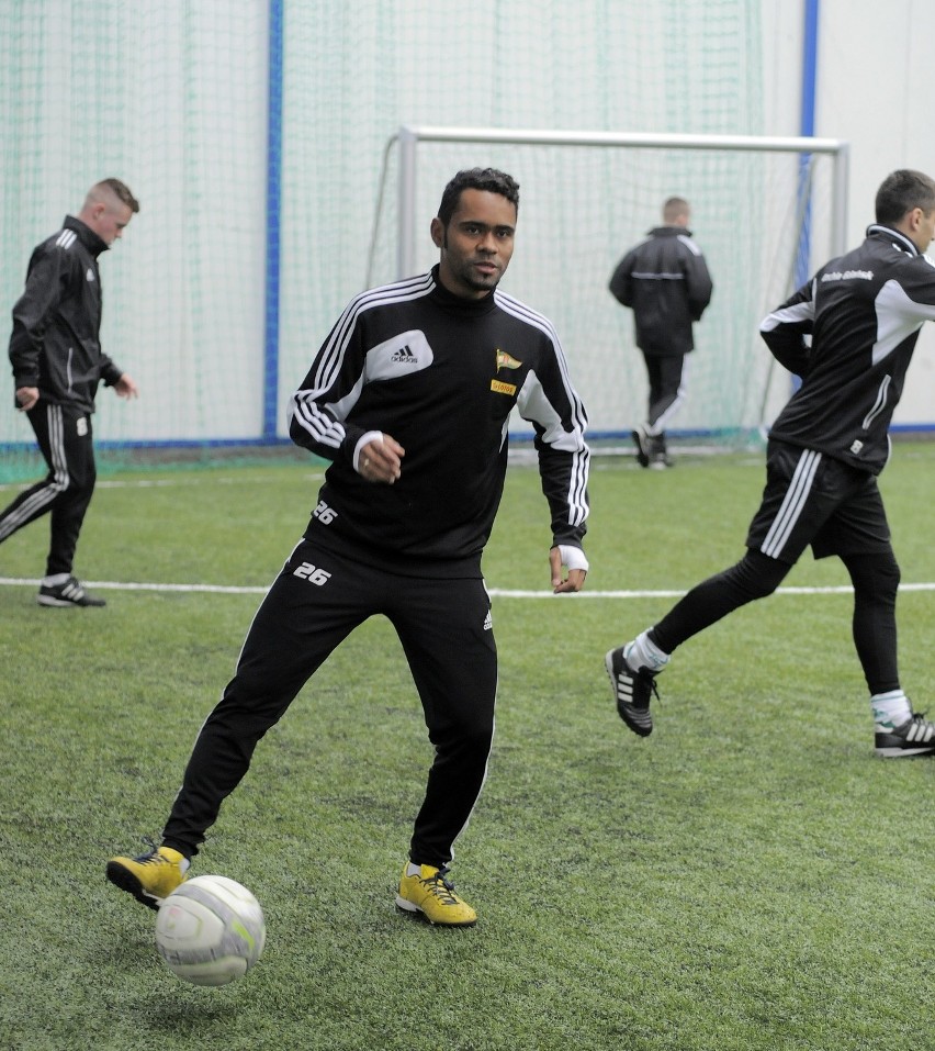 29.01.2013 gdansk..lechia gdansk - trening zespolu na krytym...