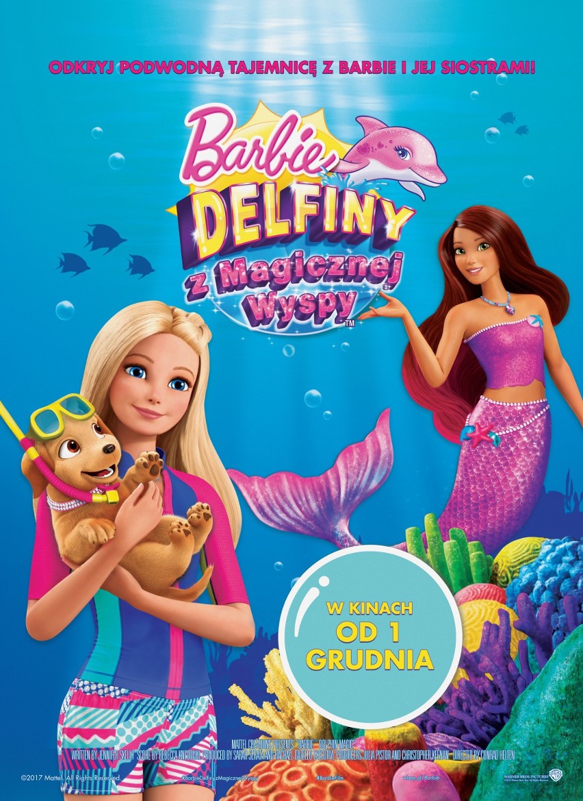 „Barbie Delfiny z Magicznej Wyspy” w kinach od 1 grudnia. 