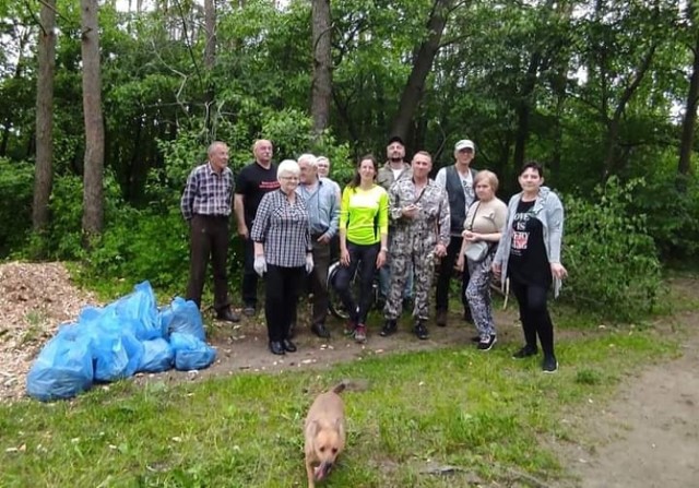 W  piątek 4 czerwca mieszkańcy Osiedla Lesnego zorganizowali kolejną społeczną akcję sprzątania lasu przy ul. Sosnowej w Golubiu-Dobrzyniu